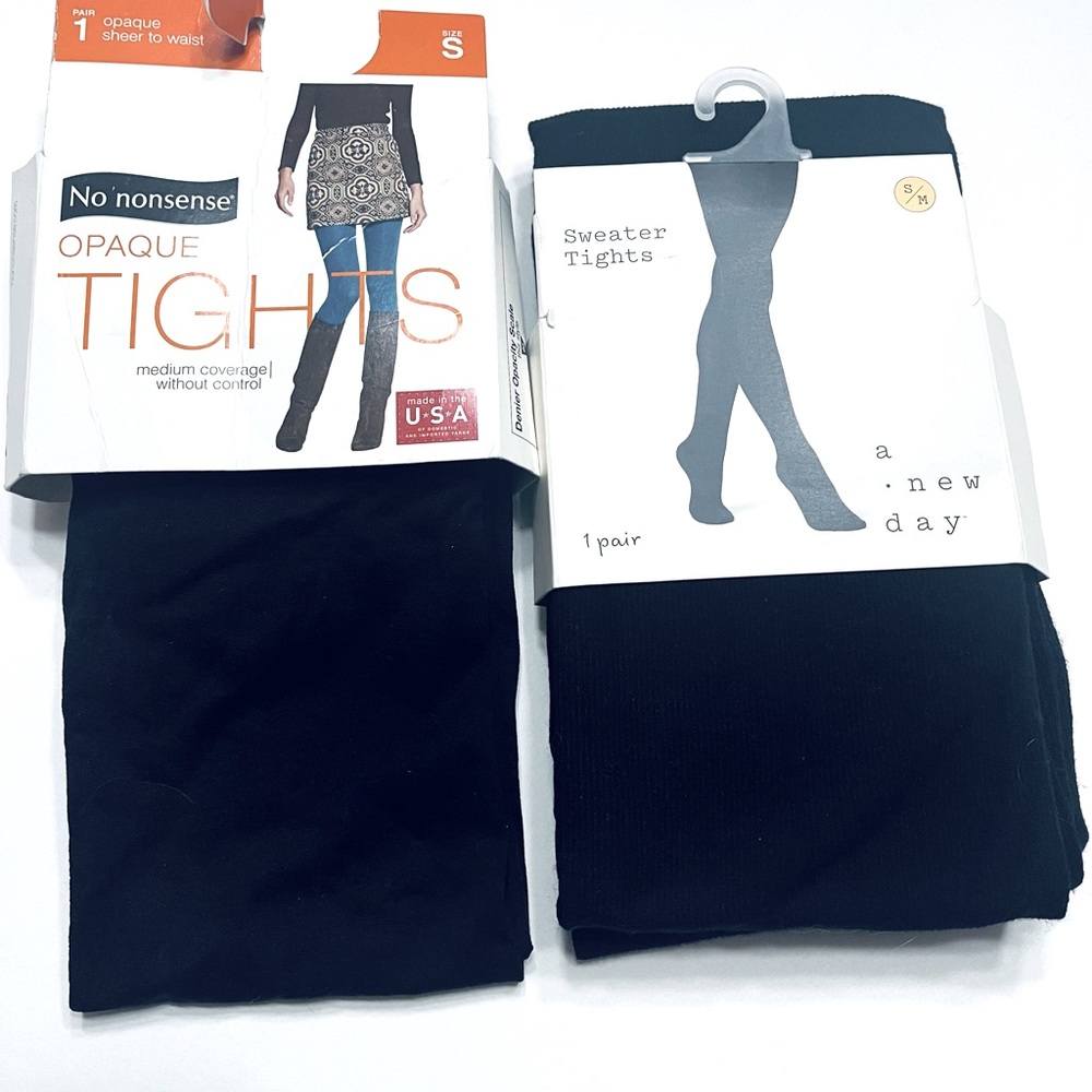 2Pairs of tights -NWT Size Small